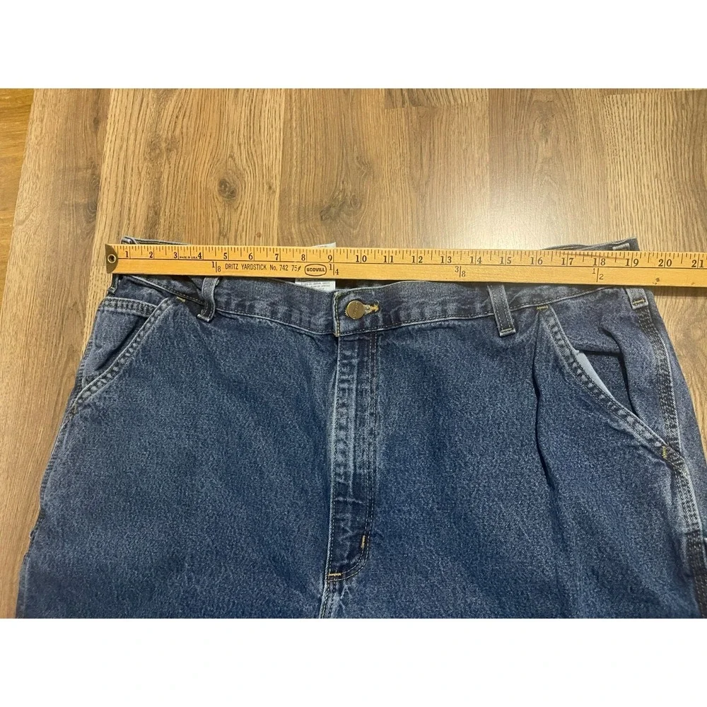 Carhartt Jeans, Men's 42x32, Blue, Denim, Cargo Straight Leg, Loose Original Fit